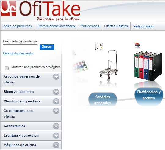 Tienda Online Ofitake