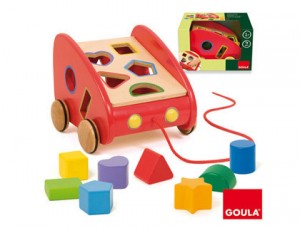 Coche de arrastre y encajable - Juegos infantiles