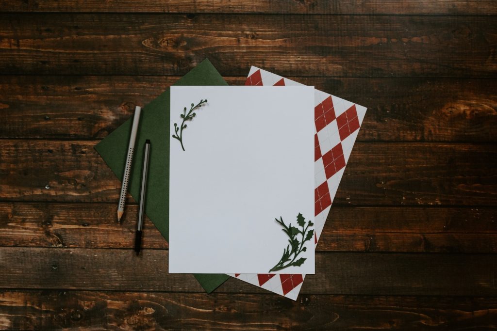 Carta DIY Navidad