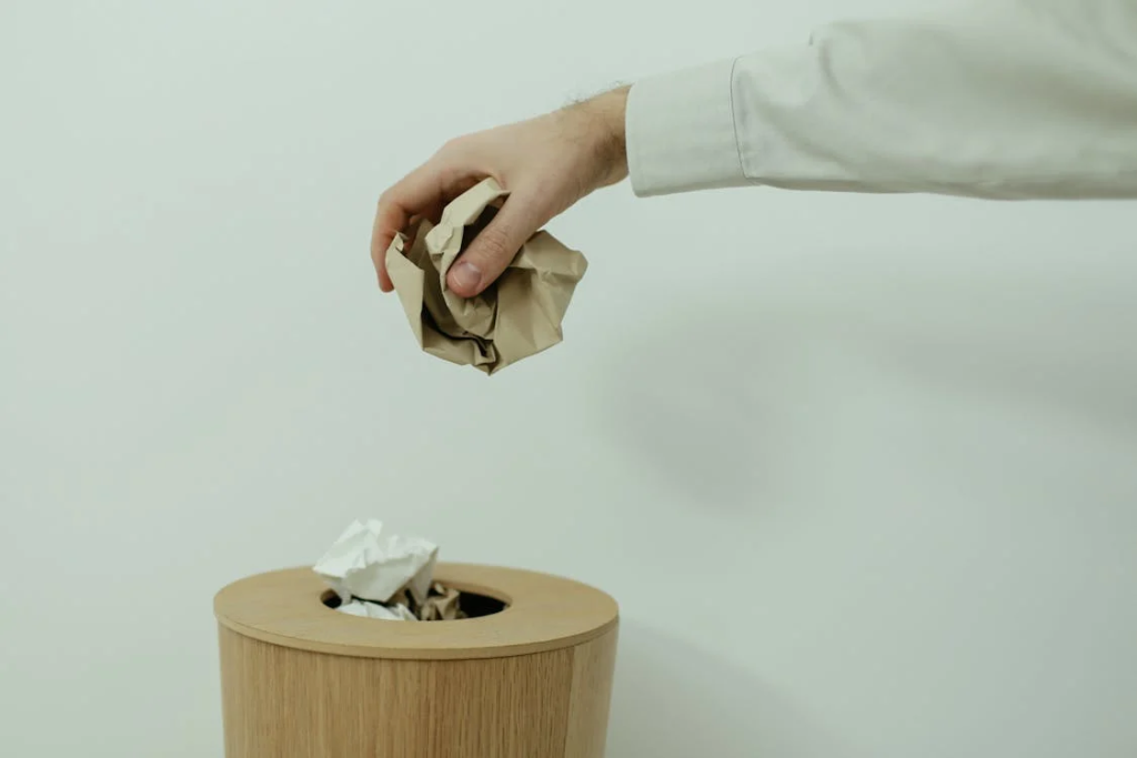 contenedor de zona de reciclaje