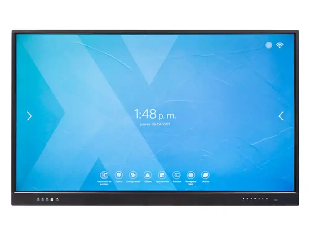 Pantalla interactiva rocada cristal templado 65